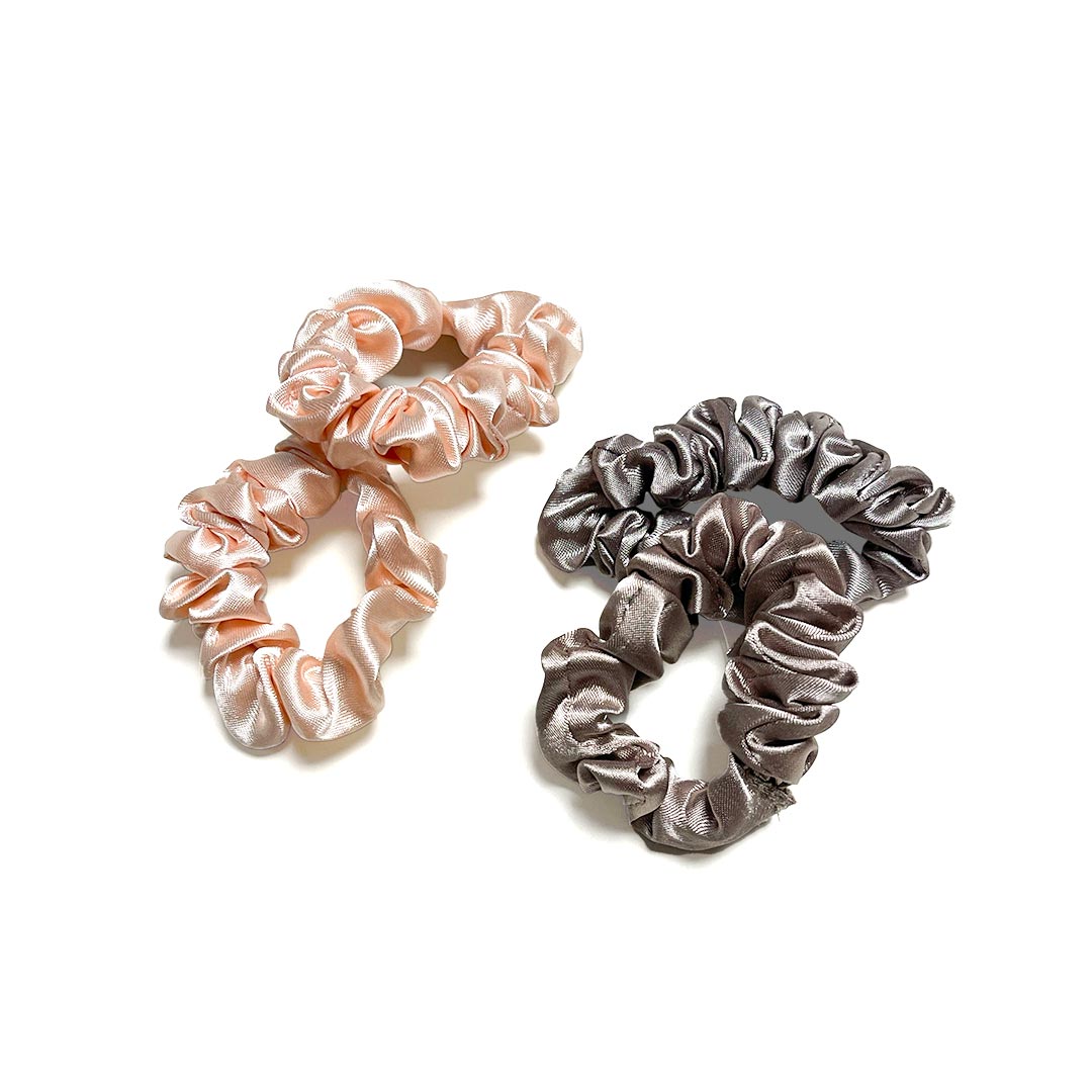 Saten Mini Scrunchie Set 2