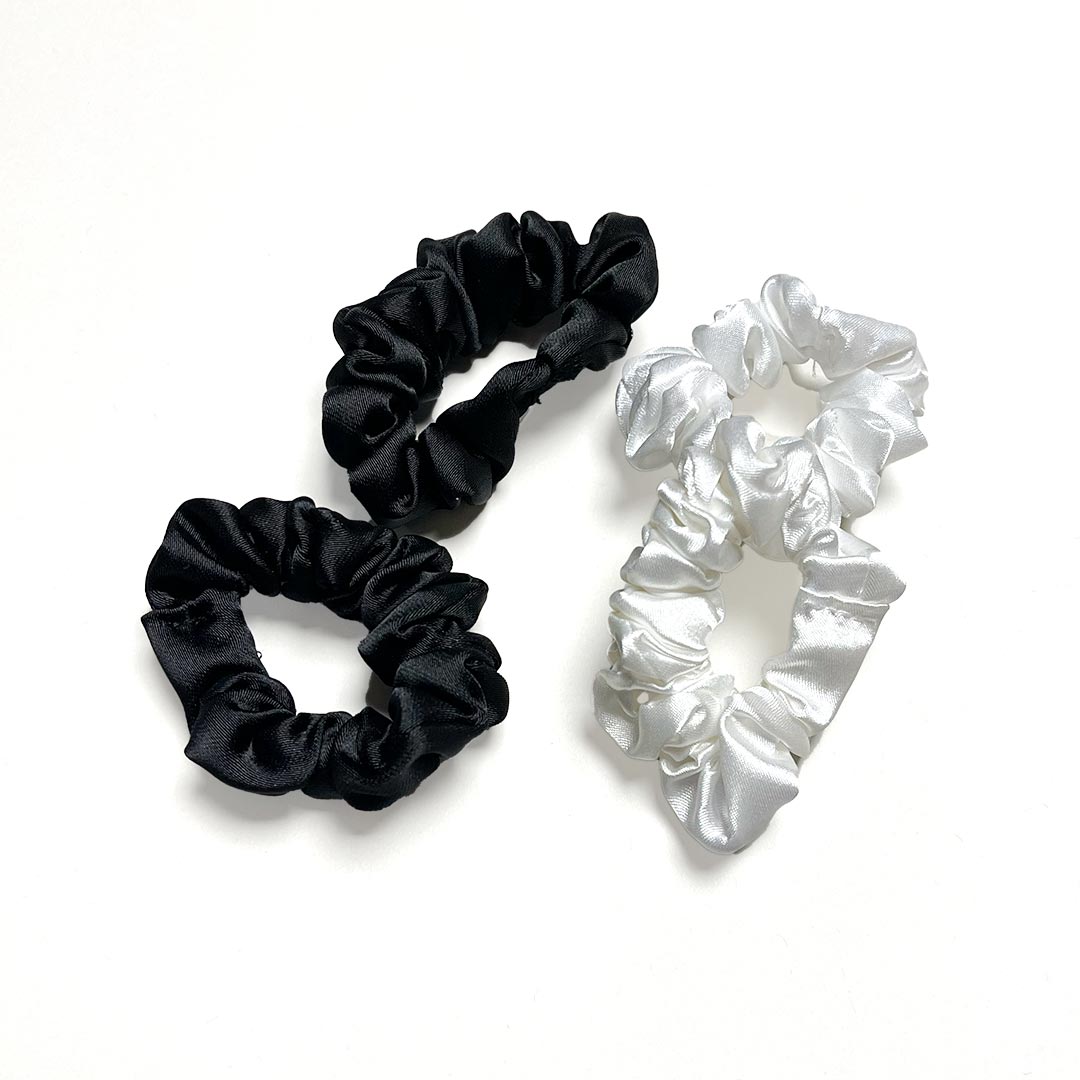 Saten Mini Scrunchie Set
