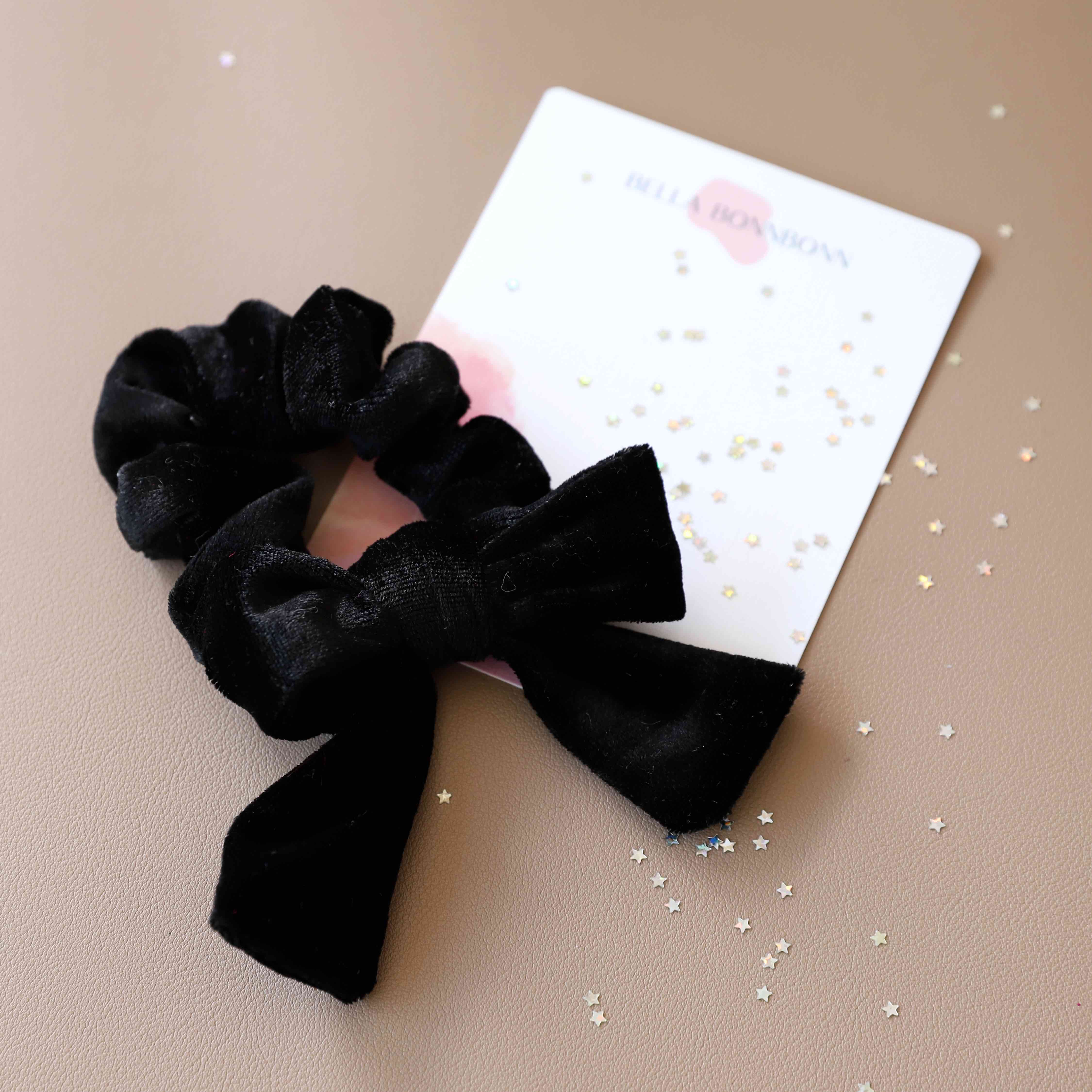 Black Velvet Scrunchie